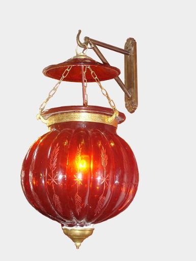 Pumpkin wall lamp Item Code S65A size wide 21 cm. Pumpkin wall lamp Item Code S65A size wide 21 cm.